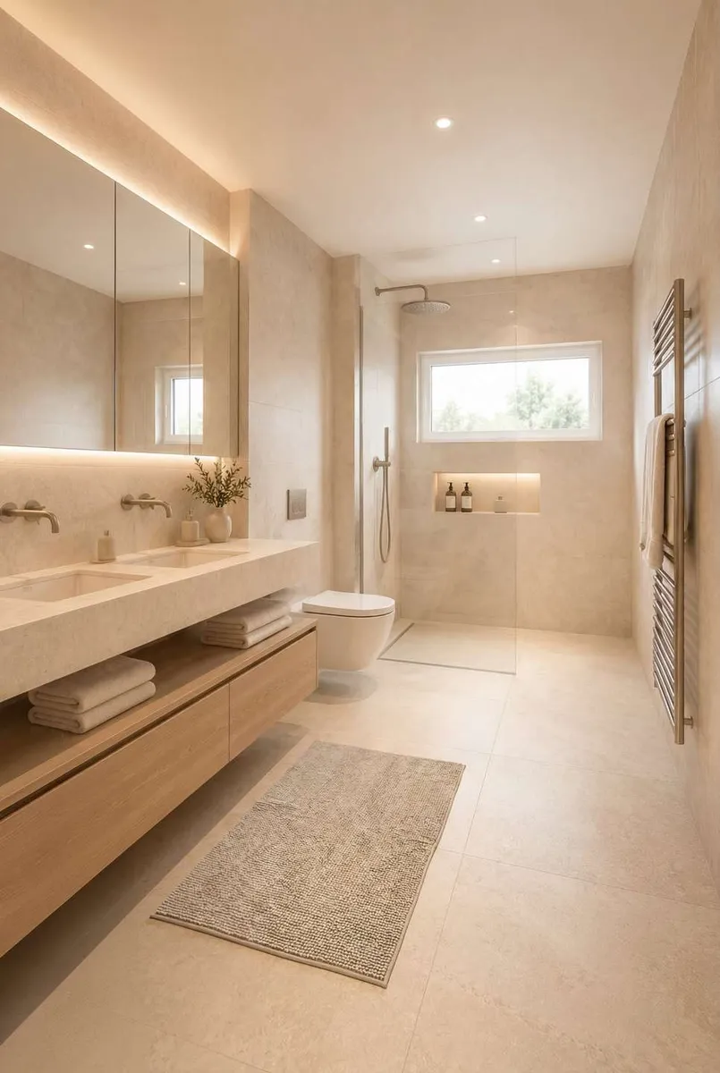 Masterbadezimmer. Interieur Vo