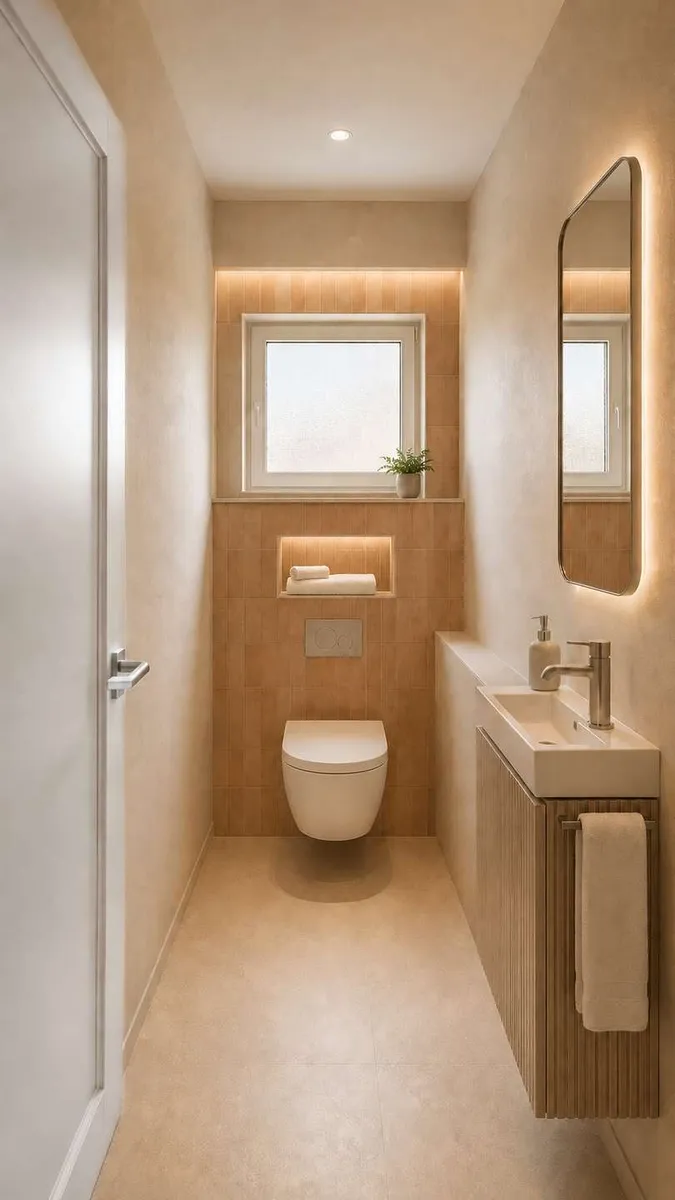 Gäste-WC. Interieur Vorschlag.