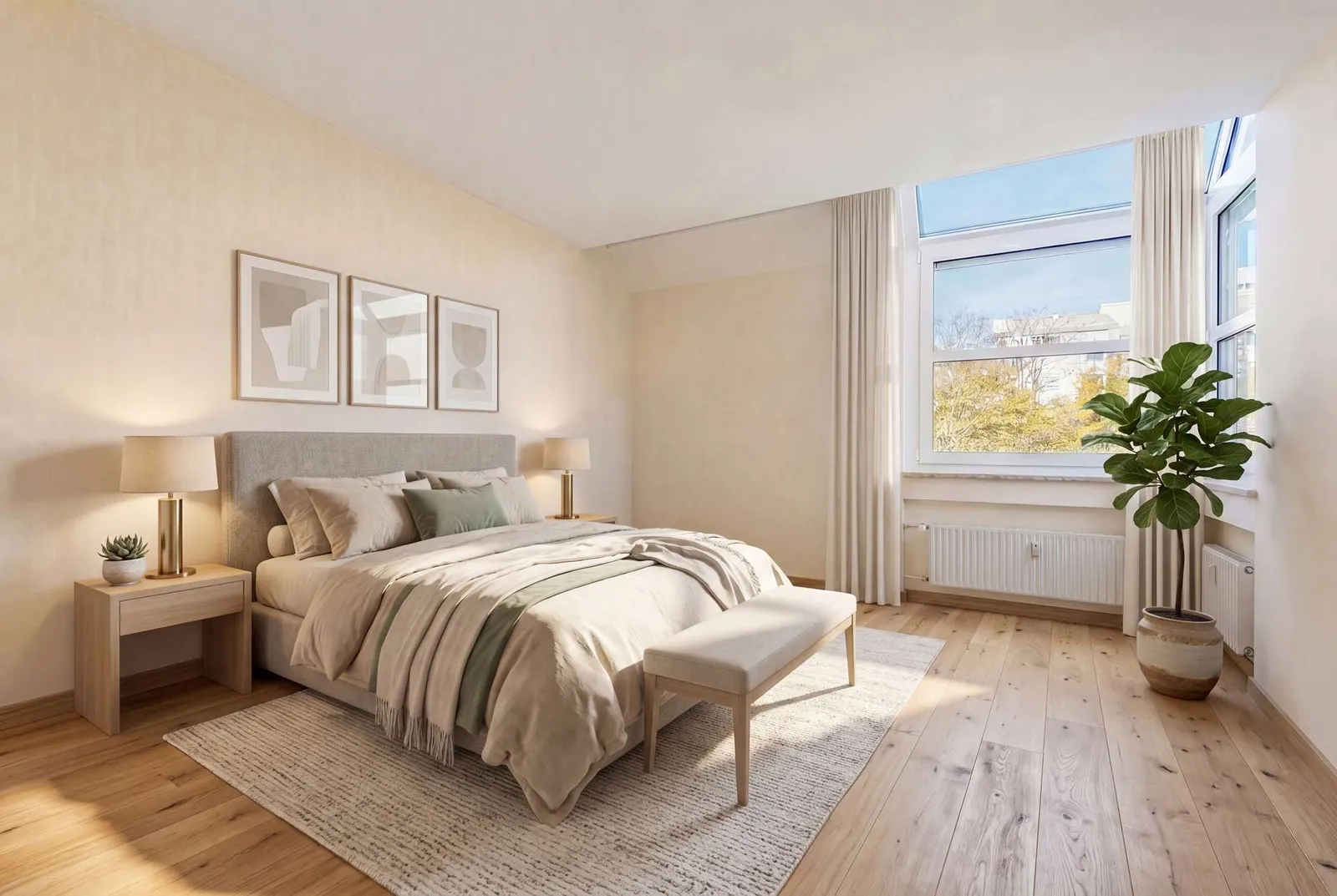 Schlafzimmer (Visualisierung)