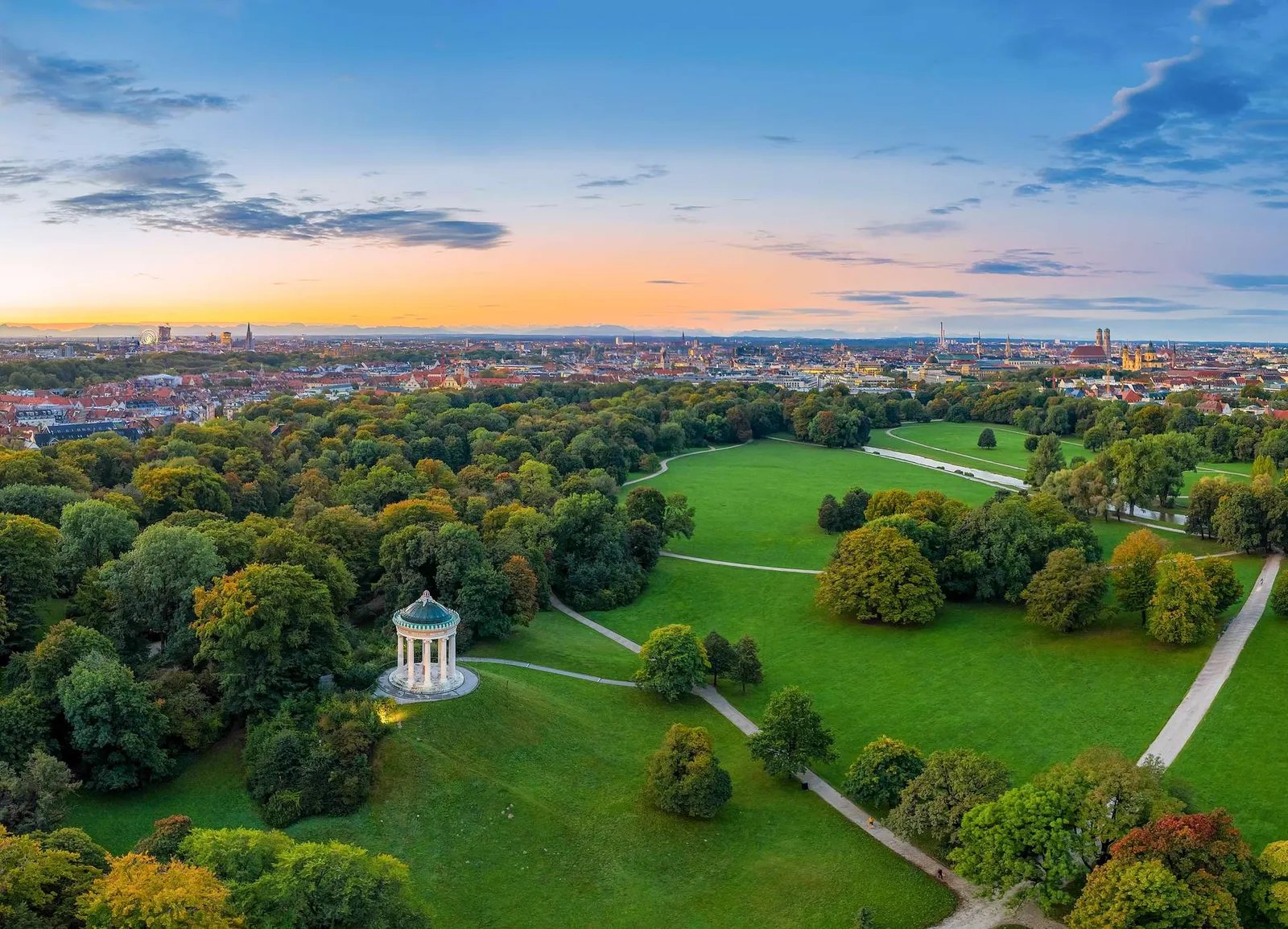 Der Englische Garten. 