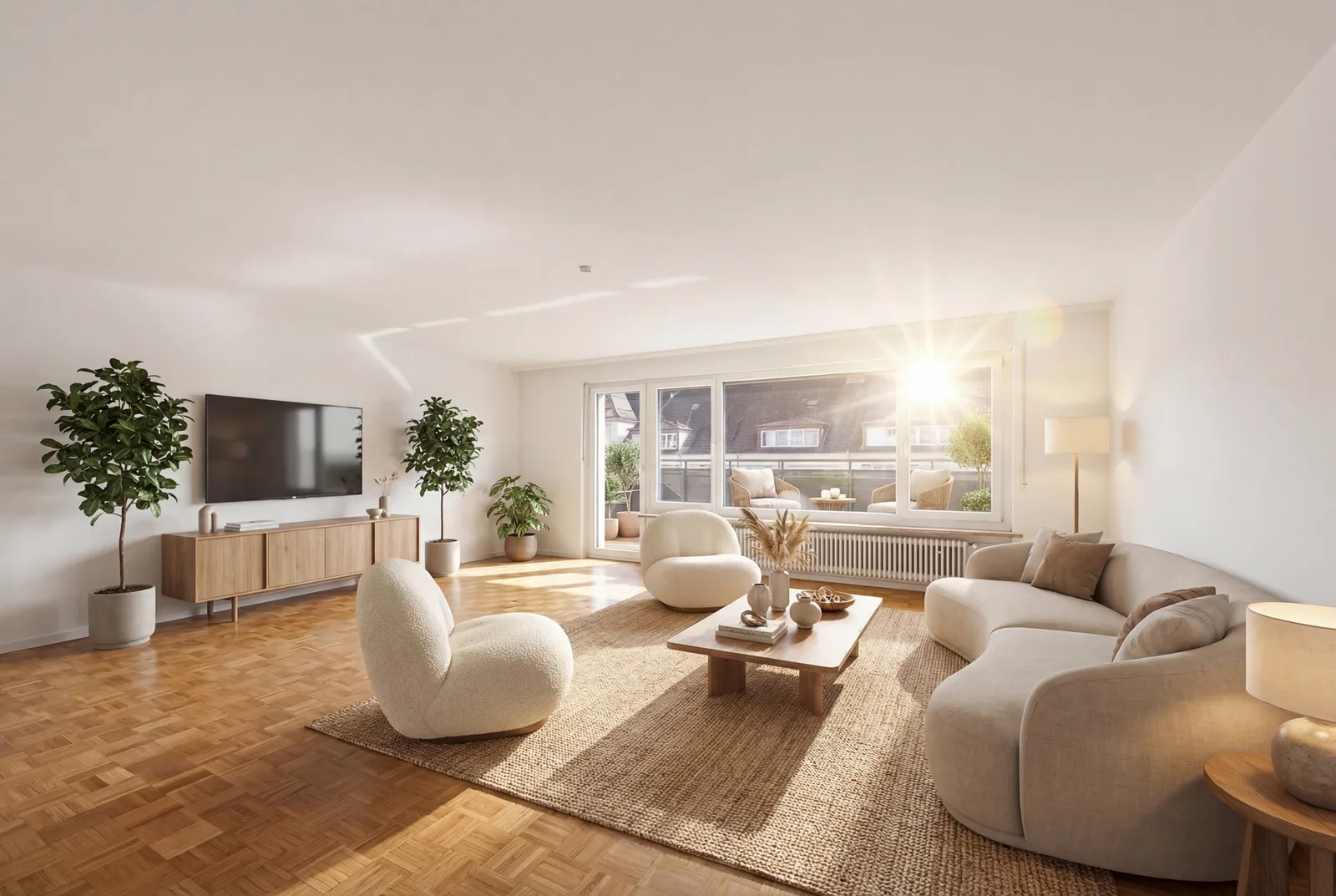 Wohnzimmer Visualisierung