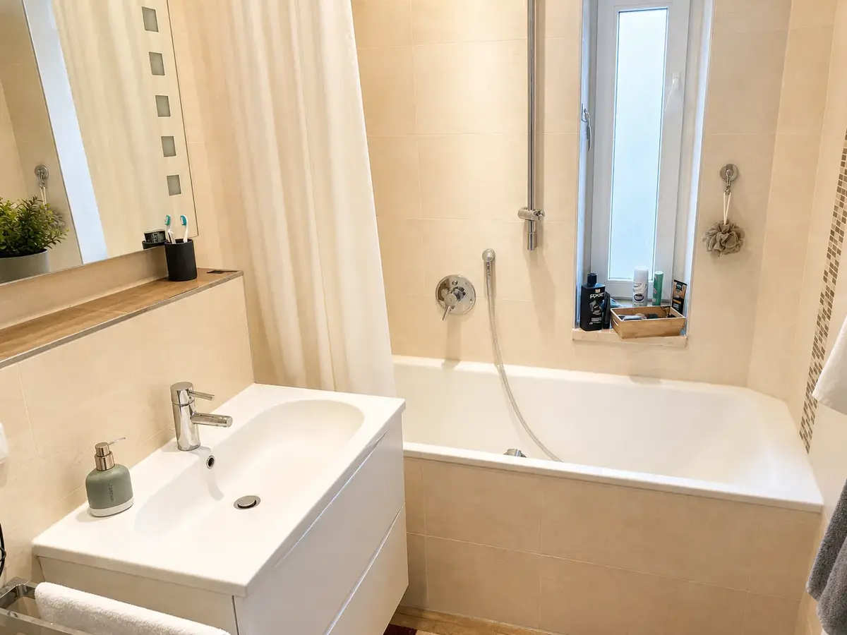 Bad/WC mit Fenster