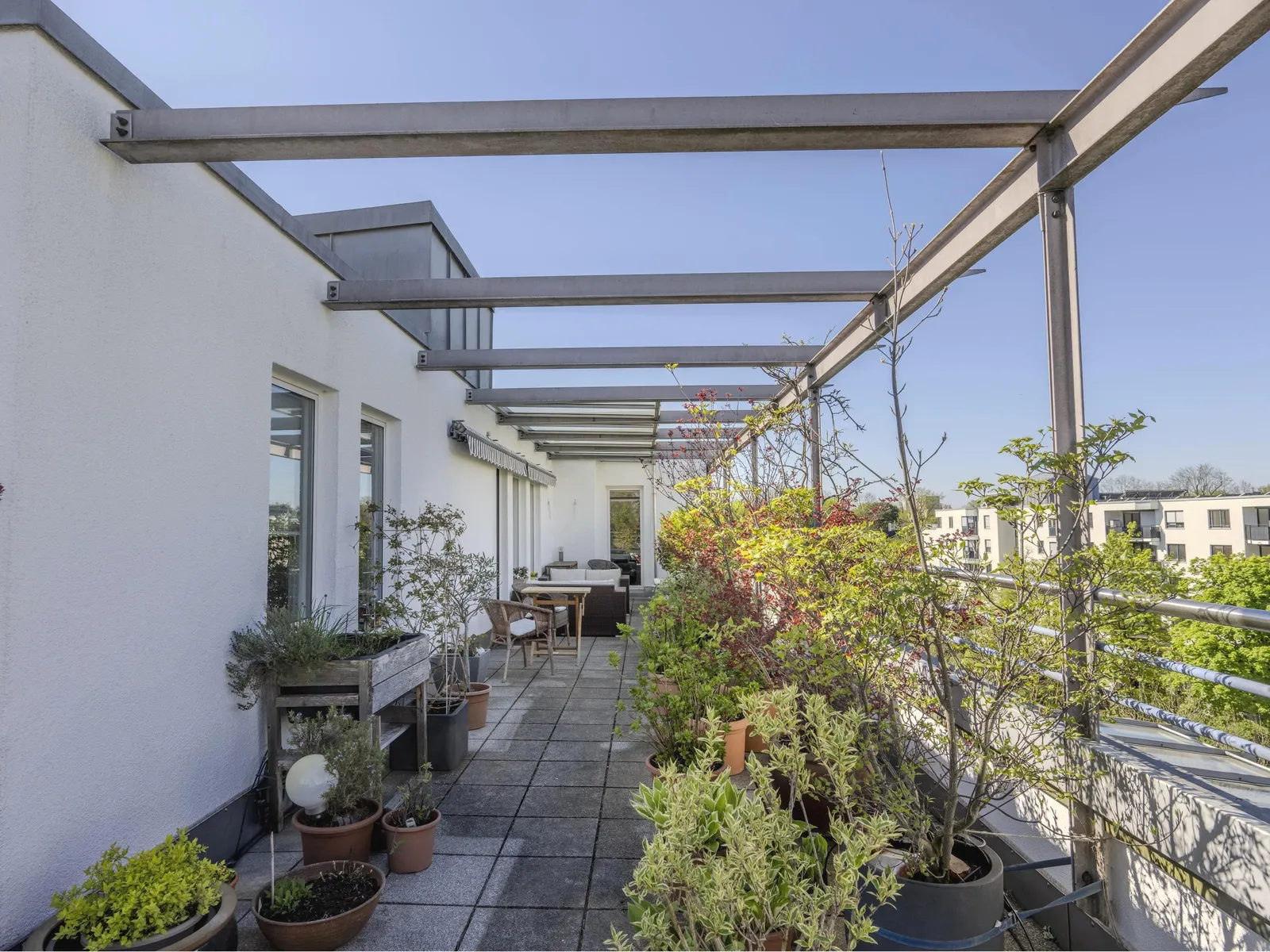 Dachterrasse Westansicht Bild 