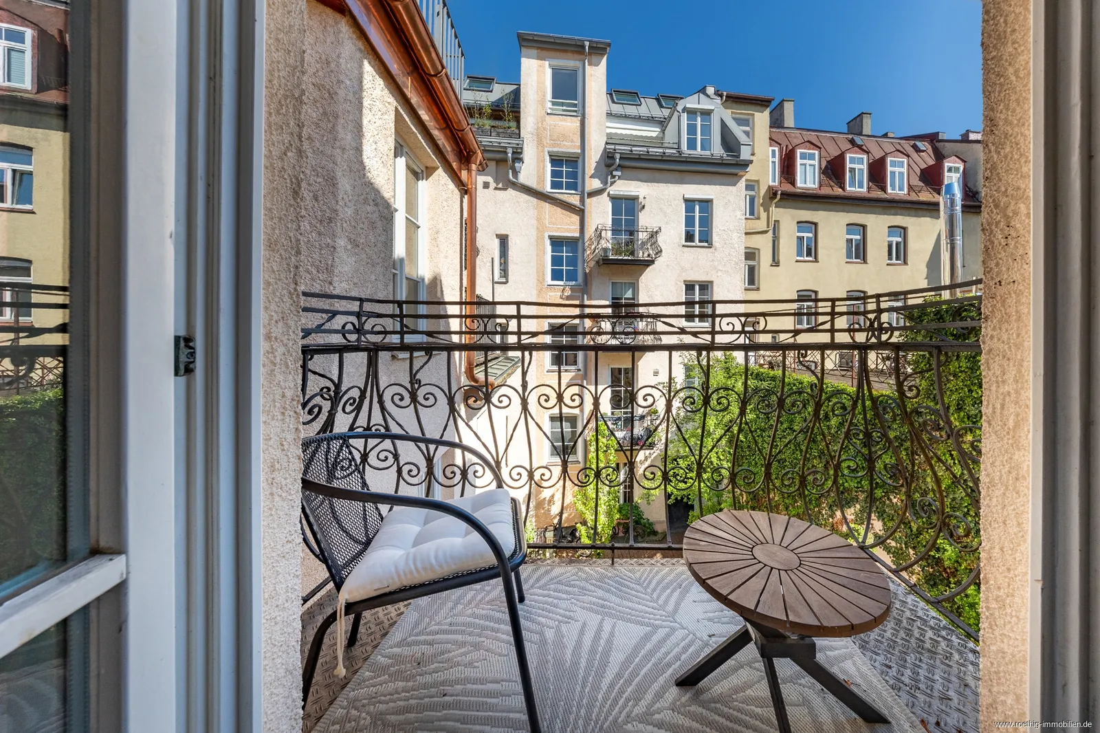 gemütlicher Balkon