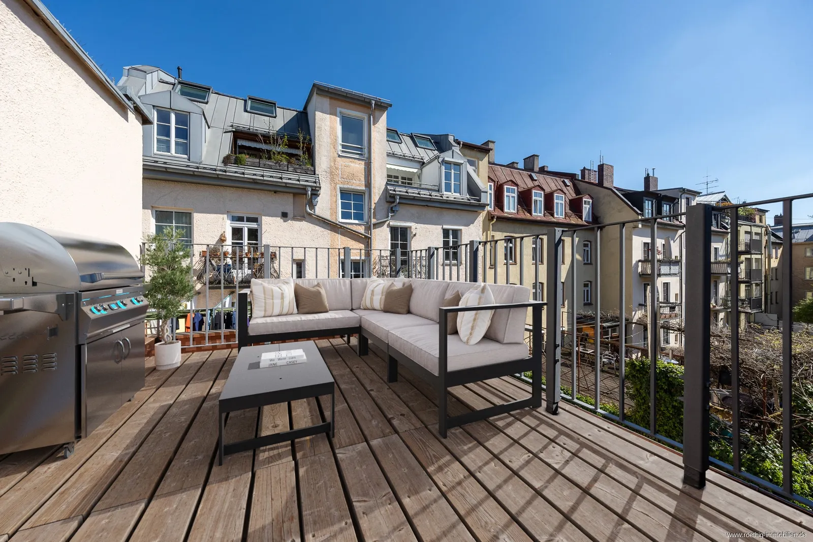 visualisierte Dachterrasse