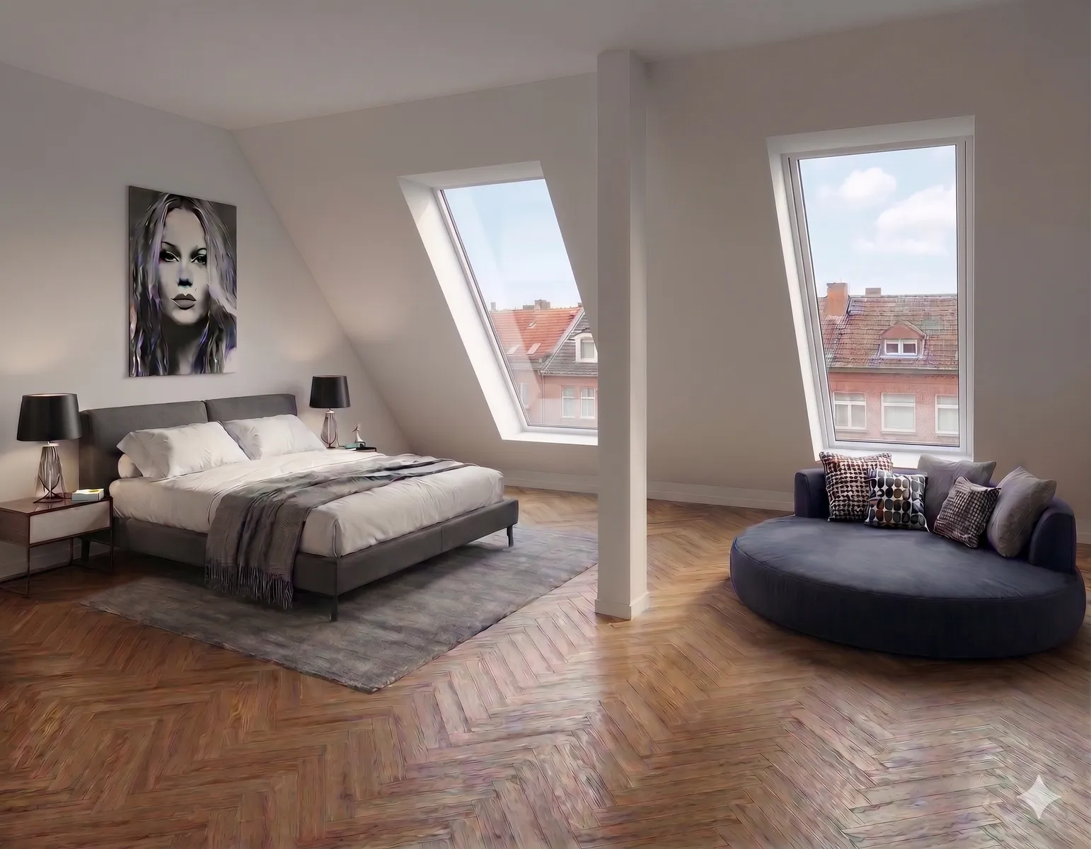 Schlafzimmer Visualisierung