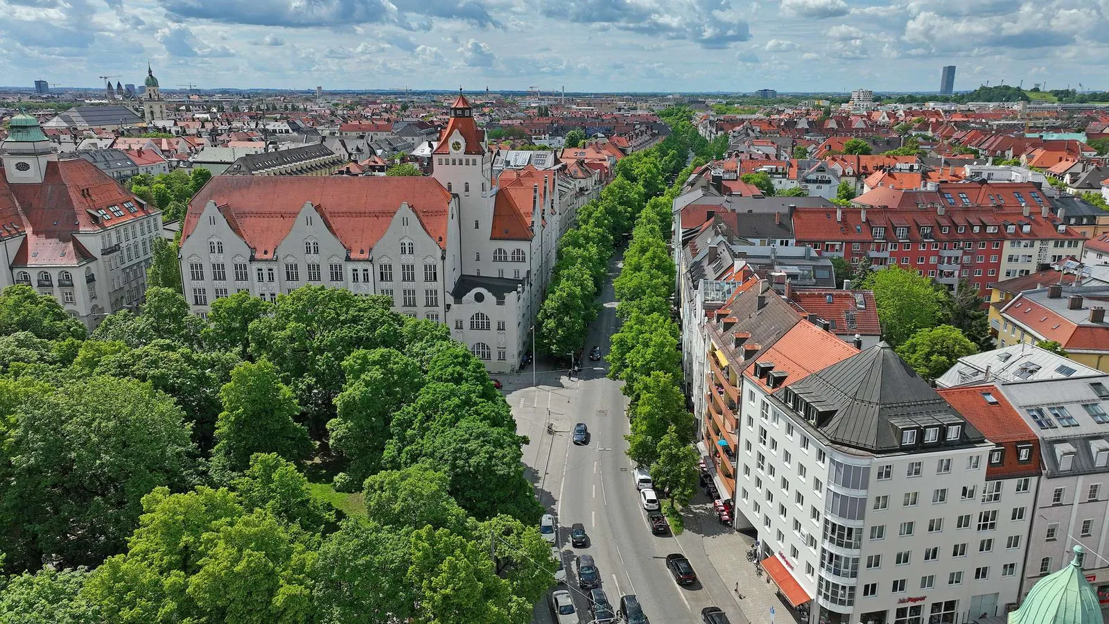 Wohnviertel mit historischem F