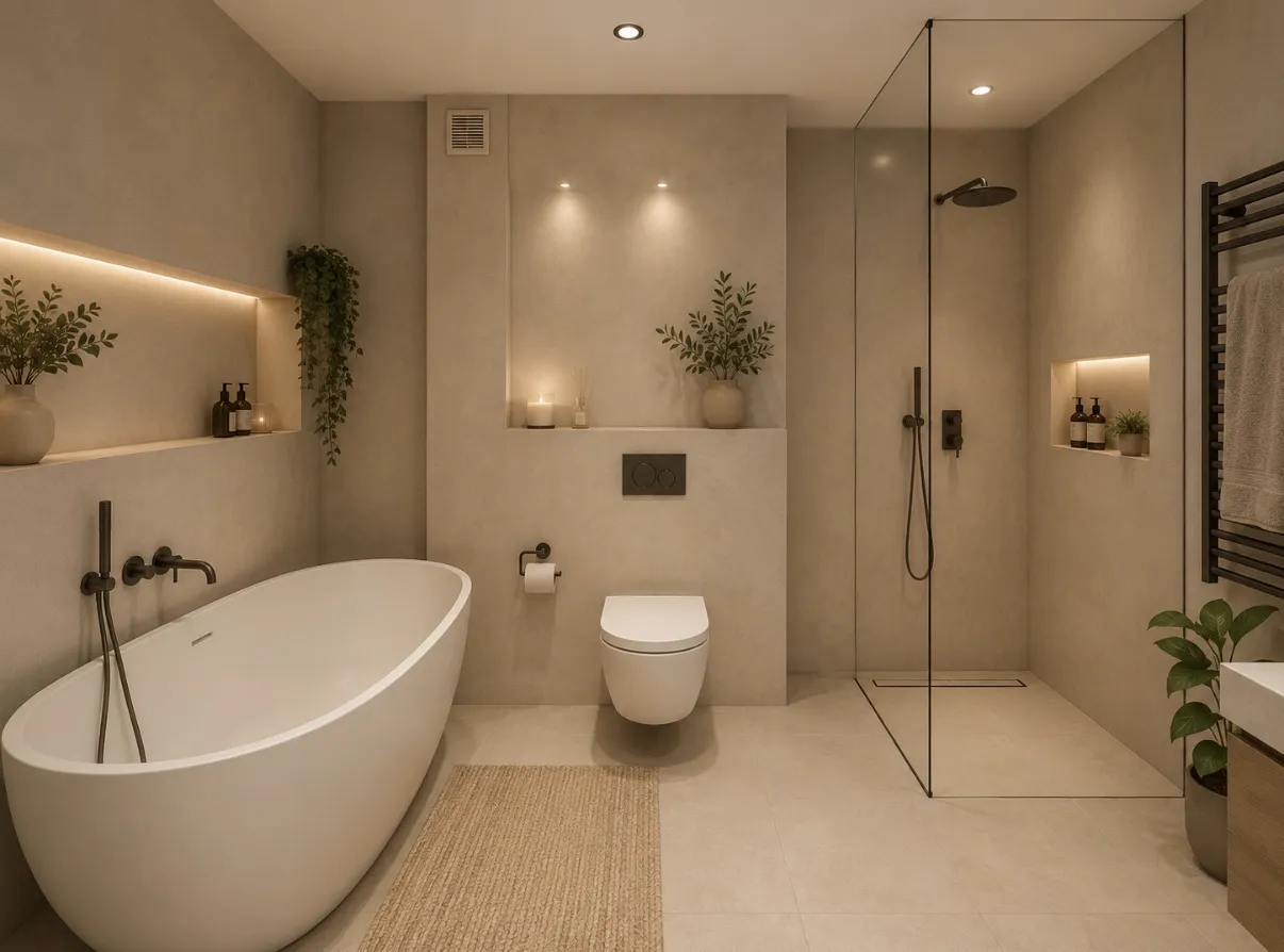 visualisiertes Badezimmer