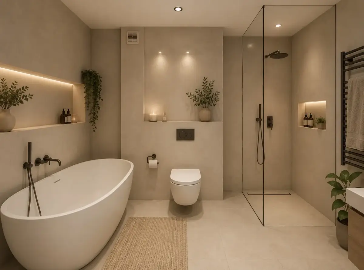 visualisiertes Badezimmer